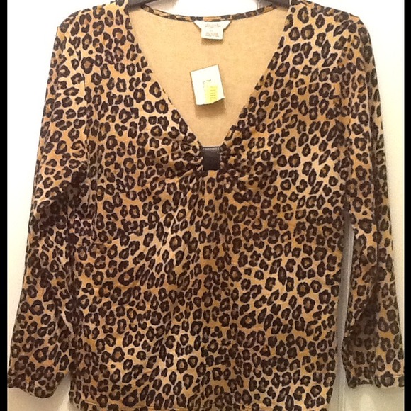 Michael Kors leopard print top