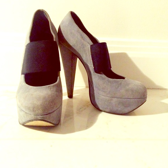 ASOS Shoes - 🚫SOLD🚫 ASOS Light Blue Suede Heels Size 37