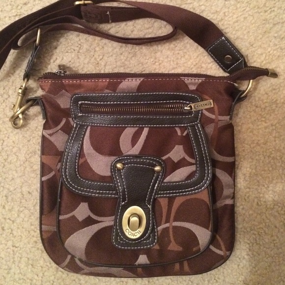 Coach cross body purse
