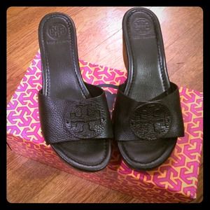 Tory Burch patti wedge sandals
