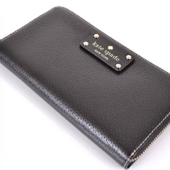 kate spade wallet and black sling back shoe bundle