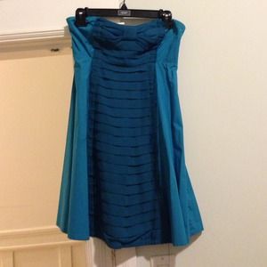 Urban Outfitters Pleated Sweetheart Top Dress M
