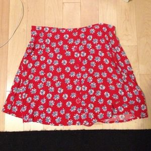 Lily White Button Front Skirt - L - BP Nordstrom