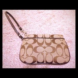 Coach wrist purse/wallet