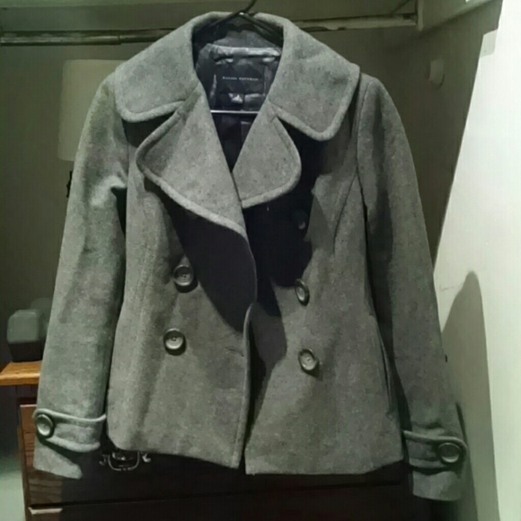 Gray wool peacoat - Picture 1 of 1