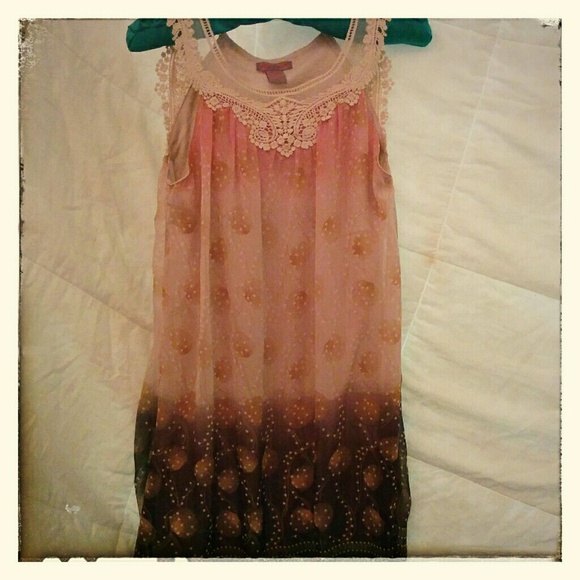 Ultra Pink Watercolour Shift Dress