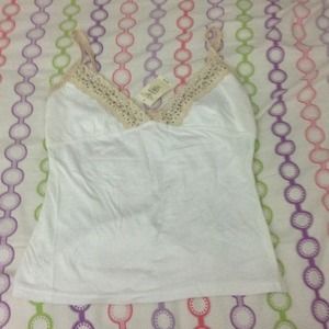 NWT Abercrombie White Tank Top