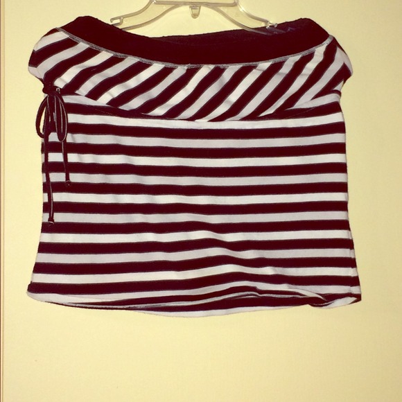 Strapless shirt