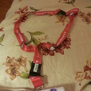 A hello kitty lanyard