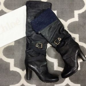 👊REDUCED!!👊 Chloe Prince Black Knee Boot