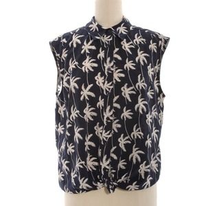 Equipment Tropical Print Blouse