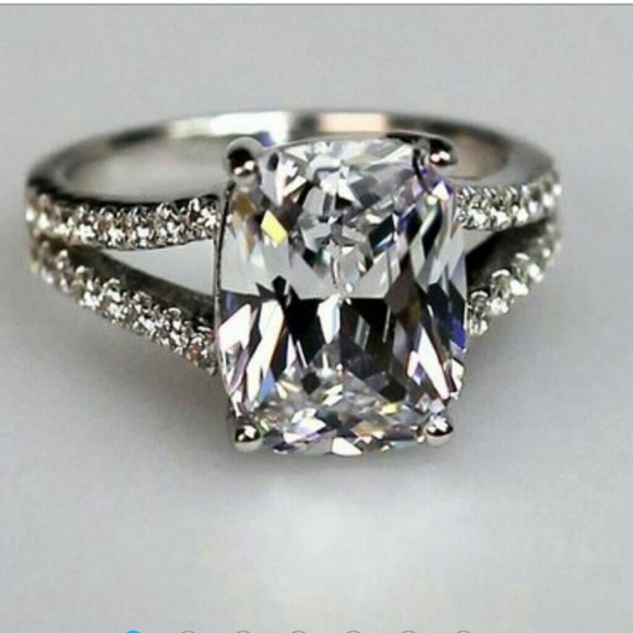 Jewelry - 3.85 ct diamond ring engagement wedding pt950