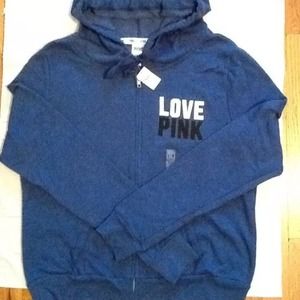 VS PINK blue hoodie