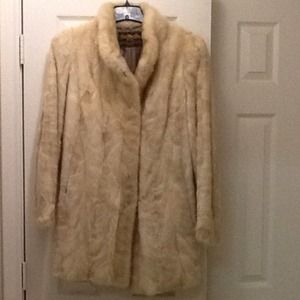 "Folks Finer Furs" vintage azurene mink coat.