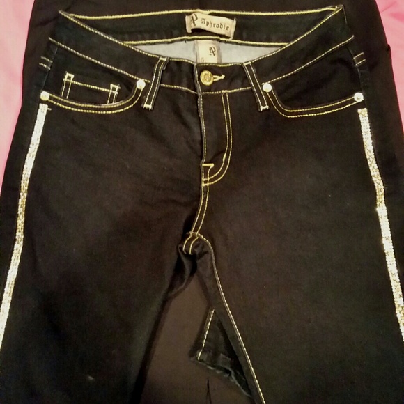 Aphrodote Dark blue skinny jeans