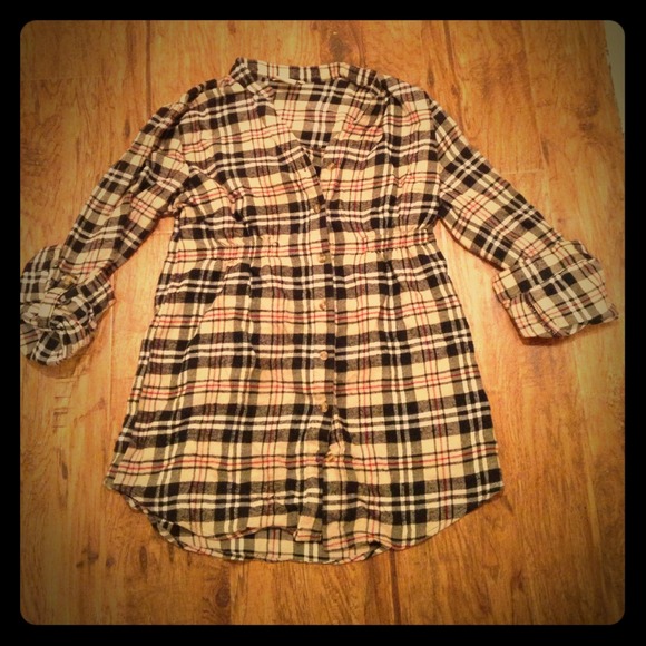 Plaid Tunic/Top