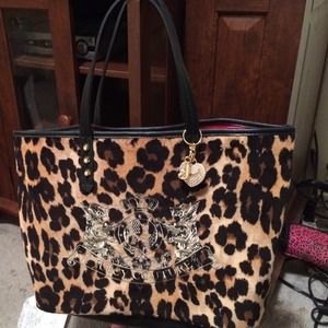Juicy couture cheetah purse! Authentic!