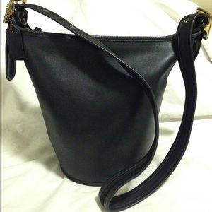 authentic leather coach bag.