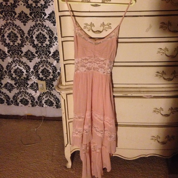 Hi low pink dress - Picture 1 of 3