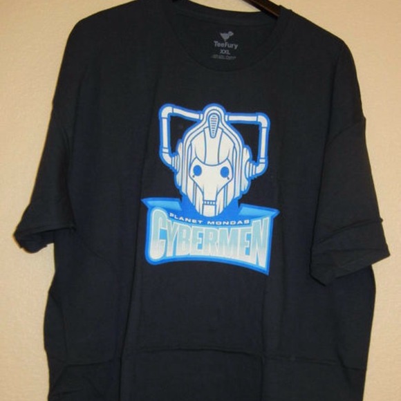 Doctor Who Planet Mondas Cybermen Logo T-Shirt XXL