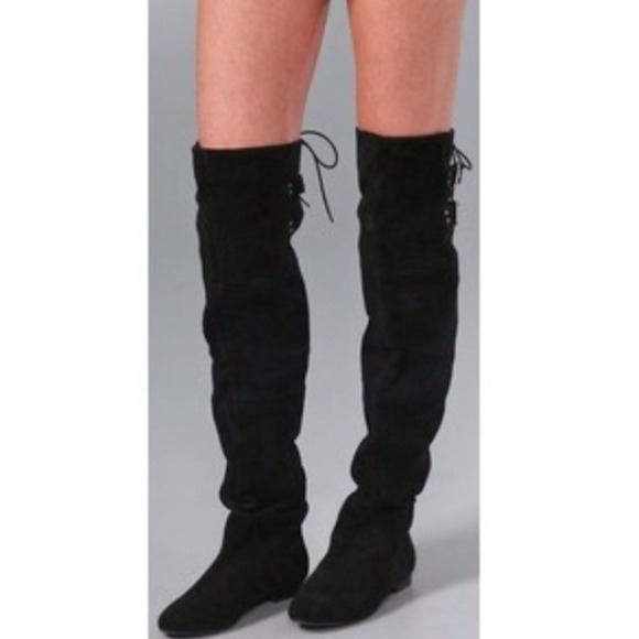 jeffrey campbell black over the knee boots