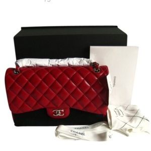 Chanel classic jumbo bag. Caviar sold on tradesy