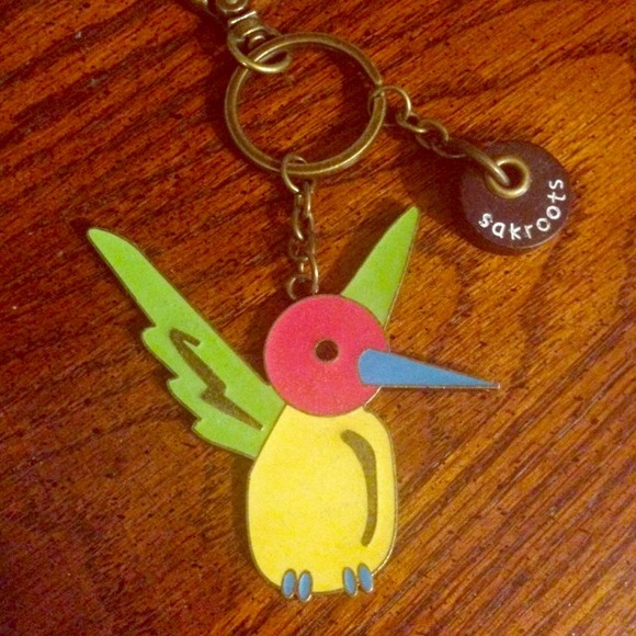 Sakroots birdie keychain
