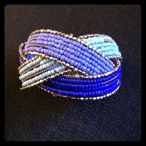 Beaded Blue Bracelet