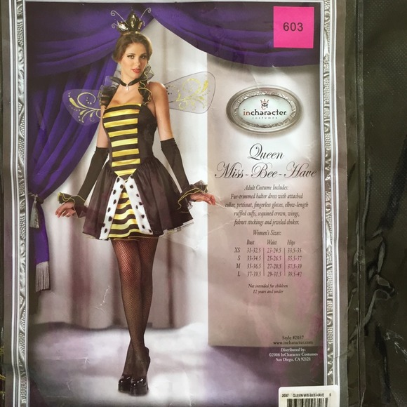 Queen Bee Halloween Costume - NWT, Small