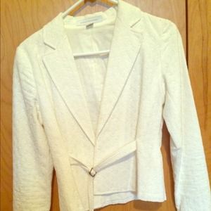 EXPRESS WOMENS WHITE PANT SUIT