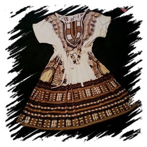 Tribal print dress