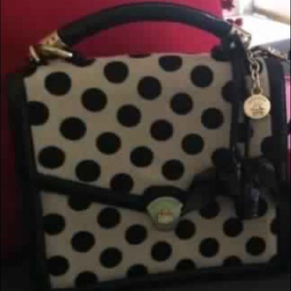 Brahmin Olivia Luna Dots Handbag and Wallet