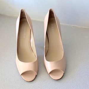 **Final drop** nude open toe heels Enzo Angionili