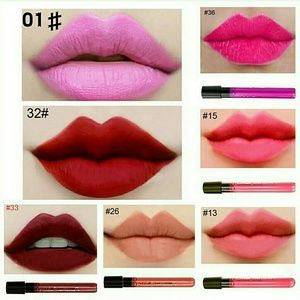 Matte lipsticks