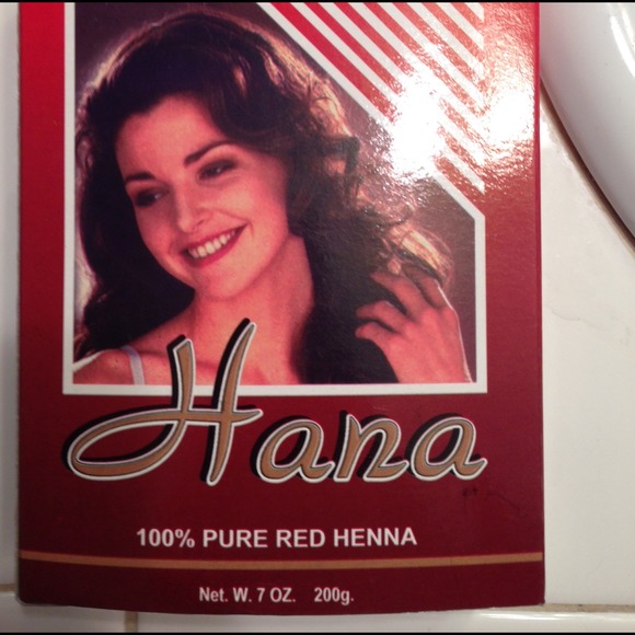 Pure red hair henna hair dye