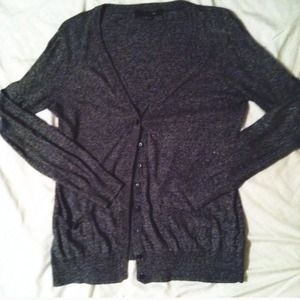 charcoal cardigan