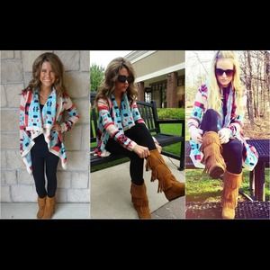 ❤️PRE-ORDER❤️Gorgeous Colorful Aztec Sweater