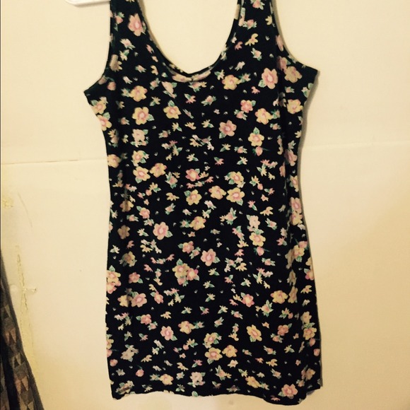 Floral tank dress
