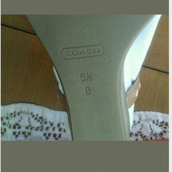 ❤️SOLD❤️Coach sandals flats 5.5 Brown leather - Picture 4 of 4