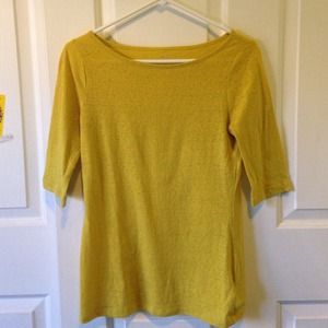 BDG mustard scoop neck