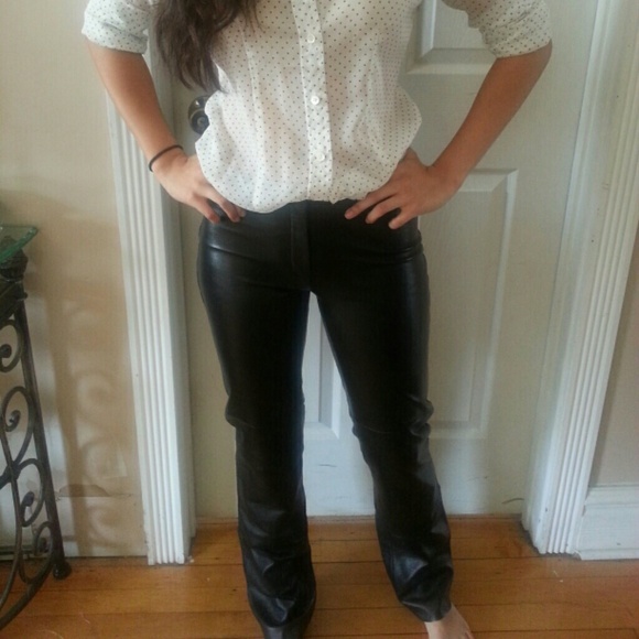 Leather pants