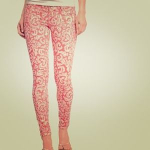 Old Navy Rockstar printed skinny jeans