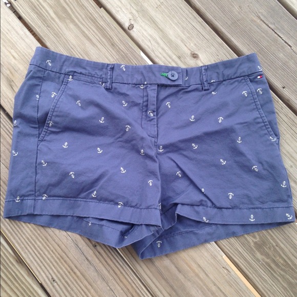 Tommy Hilfiger Anchor Print Blue Shorts size 12