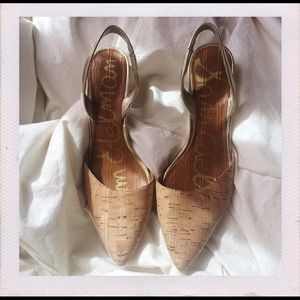 Sam Edelman cork sling back
