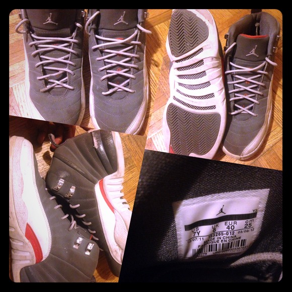 Cool Grey 12's Jordans - Picture 1 of 3