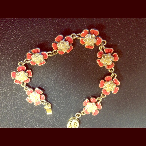 ***BUNDLED 👍👍Lauren Conrad coral flower bracelet