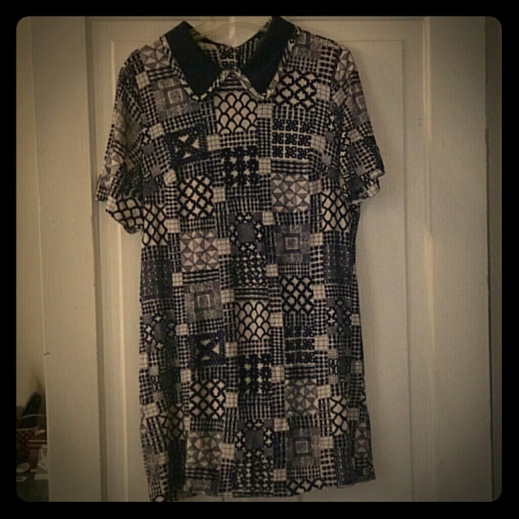 Adorable plus-size vintage mini dress