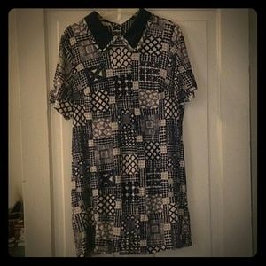 Adorable plus-size vintage mini dress