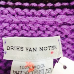 Dries Van Noten infinity scarf.