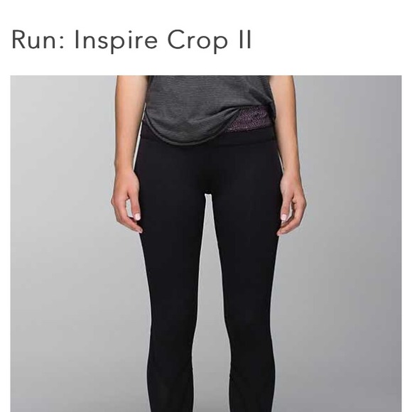 Lululemon Run Inspire Crop, Size 4, New w/o tag